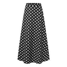 Load image into Gallery viewer, Women Vintage High Waist Polka Dot Skirts Summer Bohemian Long Skirts Casual Beach Party Vestido Faldas Saia Femme Jupe 7
