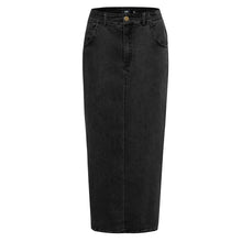 Load image into Gallery viewer, High Waist Long Denim Skirt Women Casual Jeans Pencil Bodycon Maxi Skirts Jupe Longue Femme Spodnica
