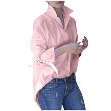 Load image into Gallery viewer, Spring Long Sleeve tops Women Casual shirt top Lapel Shirt 2020

