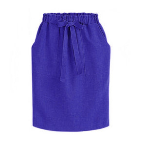 2020 New Spring Summer Elegant Midi Skirts Womens Office